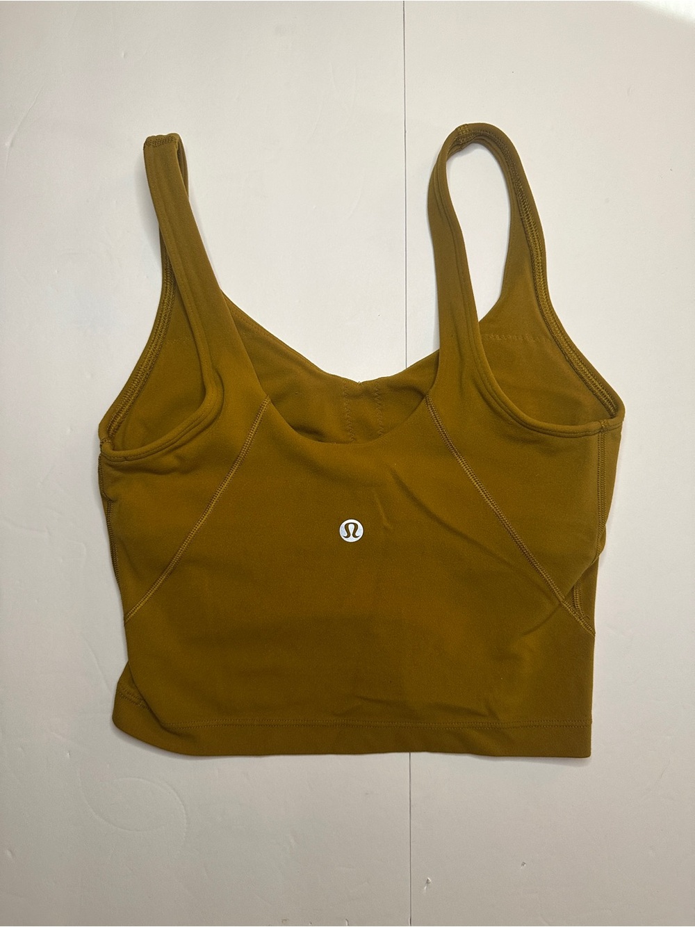 Lululemon Mustard Yellow Align Cropped Tank Top Size 0